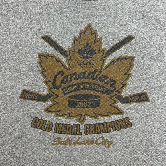 Vintage Roots Salt Lake City Olympics Hockey T-shirt - Picture 5 of 7
